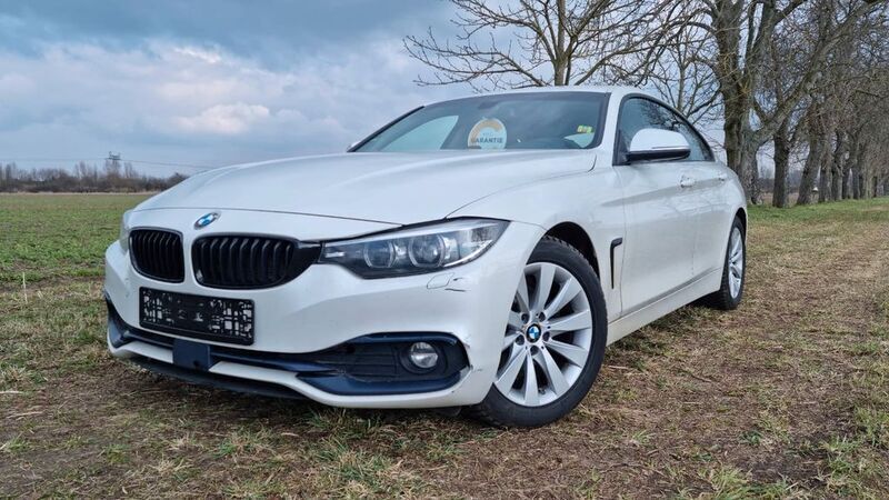 Mineralweiss metallic Gebraucht 2019 BMW 420 Gran Coupé Sport Line Coupé | 12.990 € (Guter Preis) - Bild 1/4