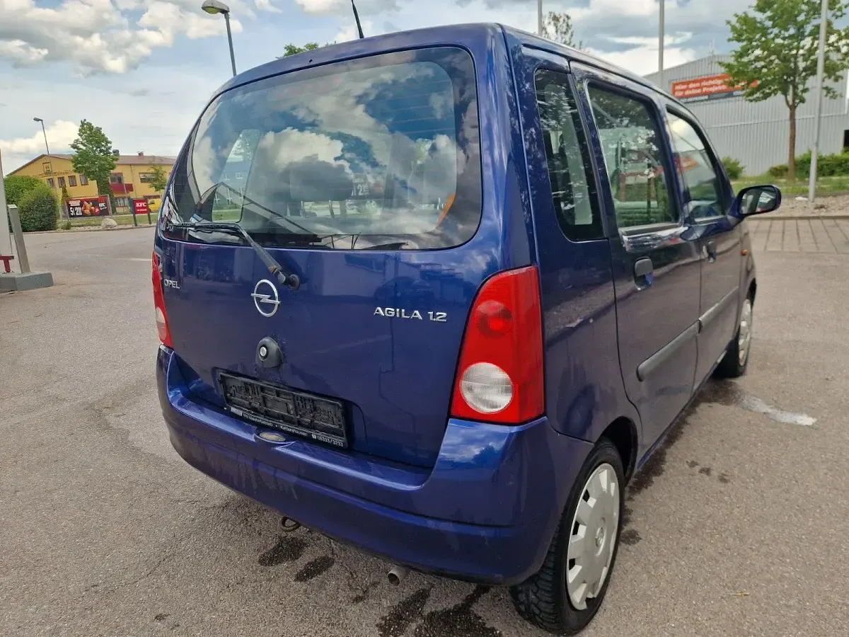Gebraucht Opel Agila Comfort 75 PS (55 kW) 2000 Blau Van / Kleinbus