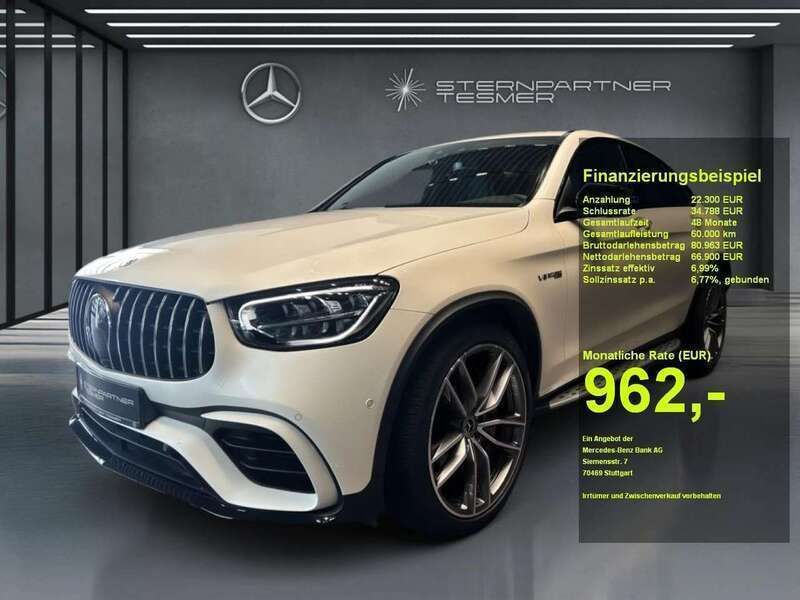 Weiß Gebraucht 2023 Mercedes GLC63 AMG AMG Limousine | 89.020 € (Teuer) - Bild 1/3