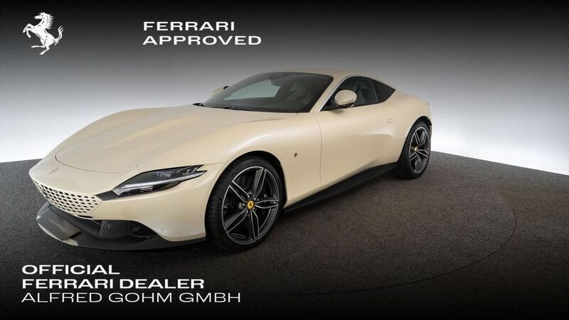 Glossy sabbia del deserto Gebraucht 2022 Ferrari Roma Coupé | 299.900 € - Bild 1/4