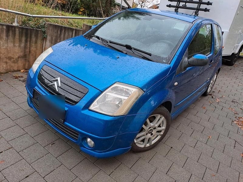 Blau Gebraucht 2008 Citroën C2 VTR Sport Kleinwagen | 750 € (Superpreis) - Bild 1/4