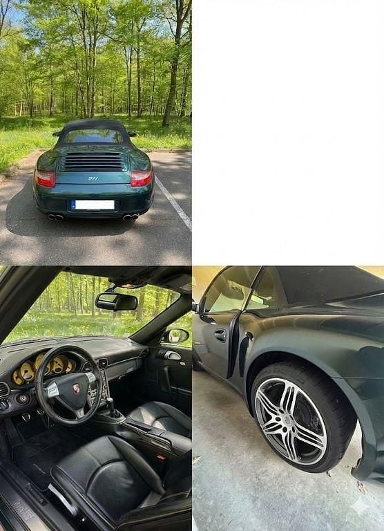 Gebraucht Porsche 911 Carrera 4 Cabriolet 325 PS (239 kW) 2008 Grün Cabrio