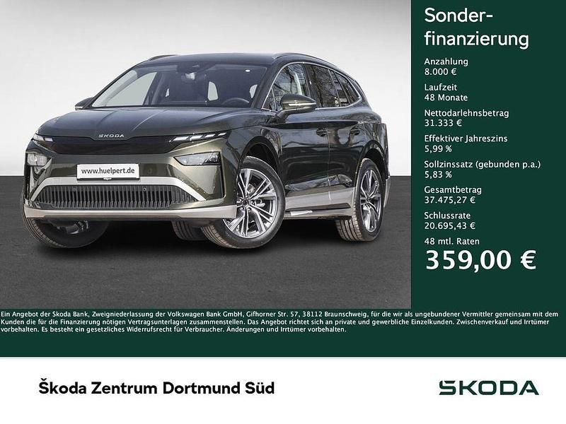 Olibogrün metallic Gebraucht 2025 Skoda Enyaq iV SUV | 39.333 € (Guter Preis) - Bild 1/4