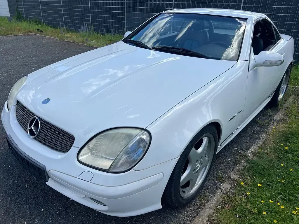 Gebraucht Mercedes SLK200 Edition 163 PS (119 kW) 2000 Weiß Cabrio