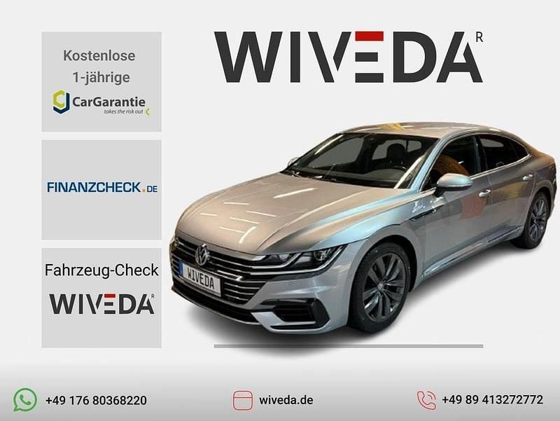 Silber Gebraucht 2018 VW Arteon R-line Limousine | 19.999 € (Superpreis) - Bild 1/4