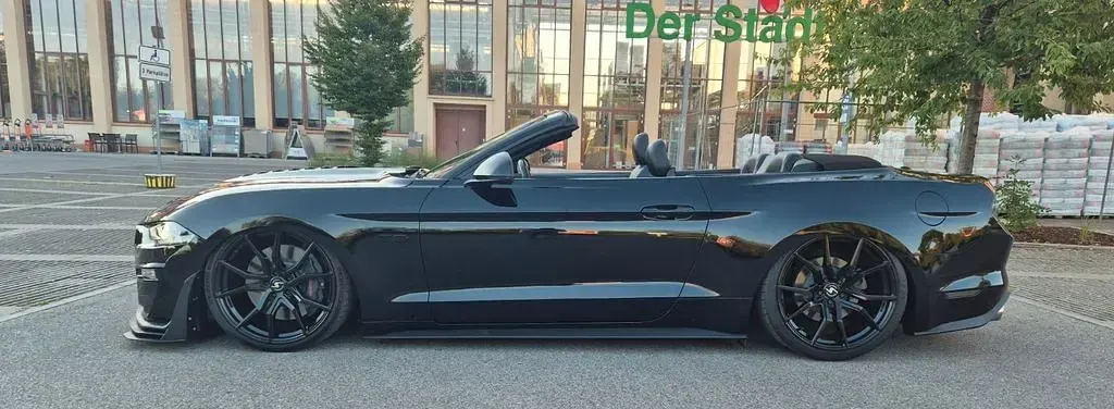 Gebraucht Ford Mustang GT 450 PS (330 kW) 2019 Schwarz Cabrio