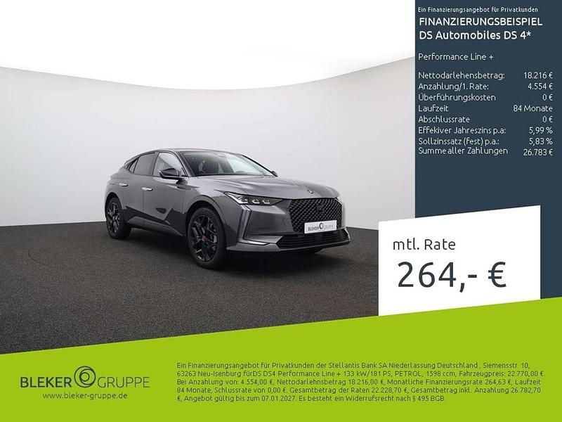 Grau/typ aussenverkleidung metalliclackierung Gebraucht 2023 DS Automobiles DS4 Performance Line Plus Limousine | 22.770 € (Guter Preis) - Bild 1/4