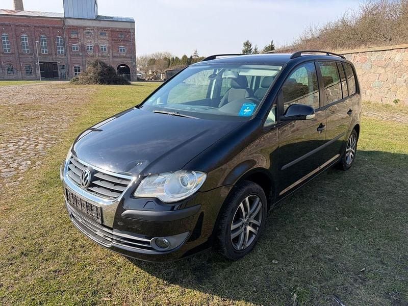 Gebraucht VW Touran 105 PS (77 kW) 2007 Schwarz Van / Kleinbus