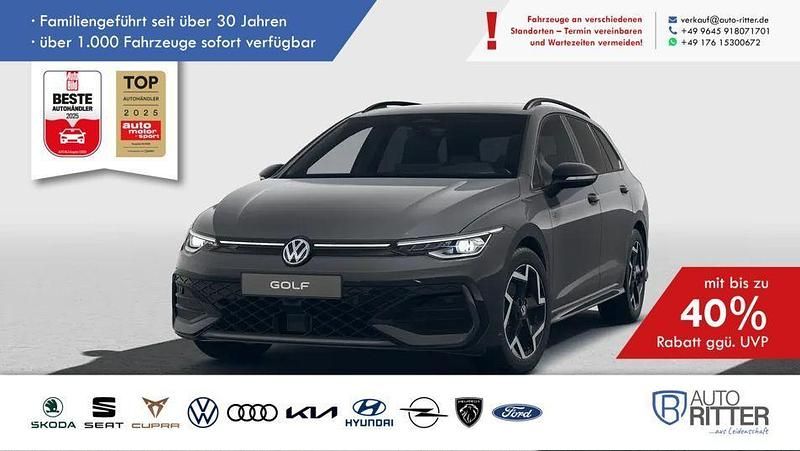 Delfingrau metallic/grau Neu 2025 VW Golf VIII R-line Kombi | 36.690 € (Fairer Preis) - Bild 1/4