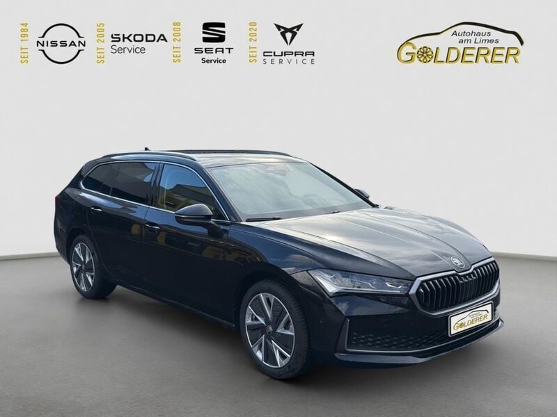 Gebraucht Skoda Superb Selection 150 PS (110 kW) 2024 Ebony schwarz metallic Kombi