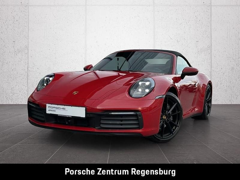 Rot Gebraucht 2021 Porsche 911 Carrera Cabriolet Cabrio | 118.900 € (Fairer Preis) - Bild 1/4