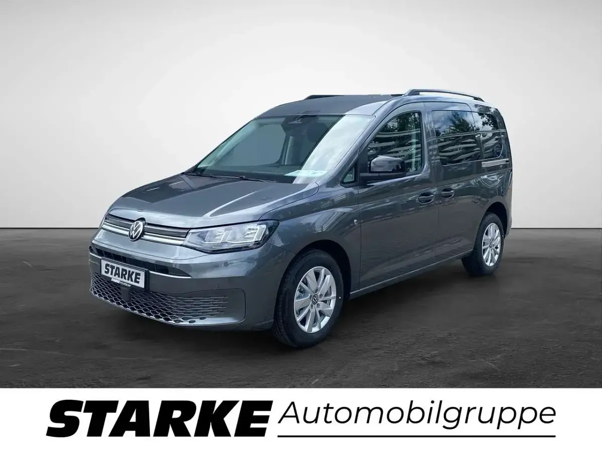 Neu VW Caddy Family 102 PS (75 kW) 2026 Grau (indiumgrau metallic) Van / Kleinbus