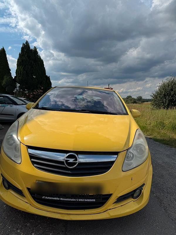 Gelb Gebraucht 2007 Opel Corsa Kleinwagen | 1.800 € (Fairer Preis) - Bild 1/4
