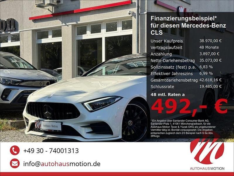 Diamantweiss metalliclack Gebraucht 2018 Mercedes CLS53 AMG AMG Edition 1 Limousine | 38.970 € (Fairer Preis) - Bild 1/4