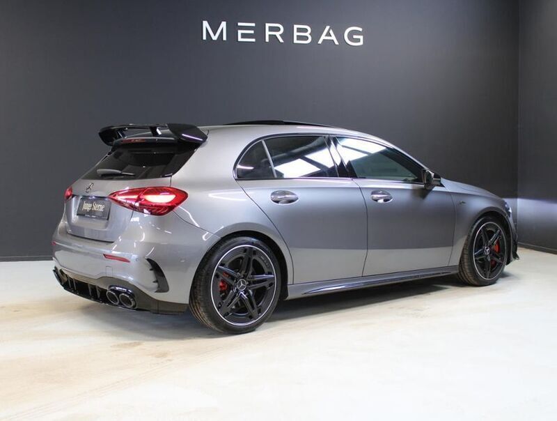 Gebraucht Mercedes A45 AMG AMG 421 PS (309 kW) 2023 Metalliclack mountaingrau Kleinwagen