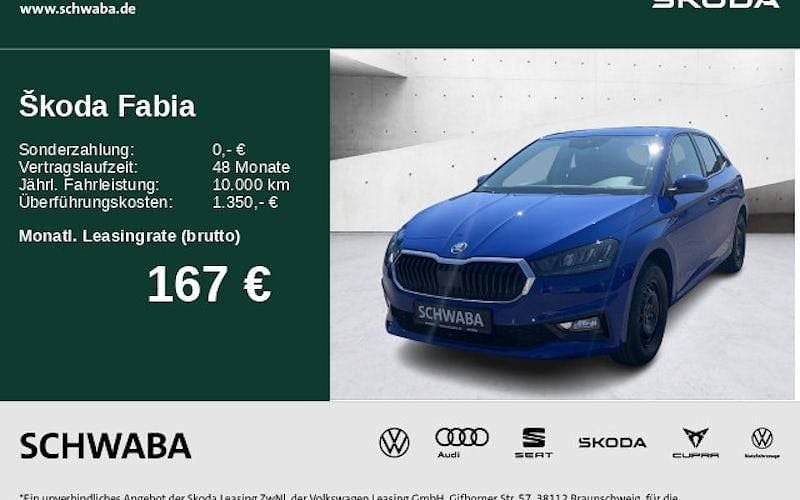 Blau Neu 2025 Skoda Fabia Selection Limousine | 19.260 € (Guter Preis) - Bild 1/4