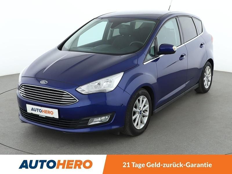 Blau Gebraucht 2017 Ford C-MAX Titanium Van / Kleinbus | 9.290 € (Fairer Preis) - Bild 1/3