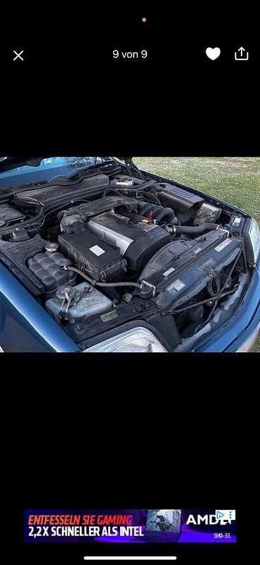 Gebraucht Mercedes SL320 231 PS (169 kW) 1995 Blau Cabrio