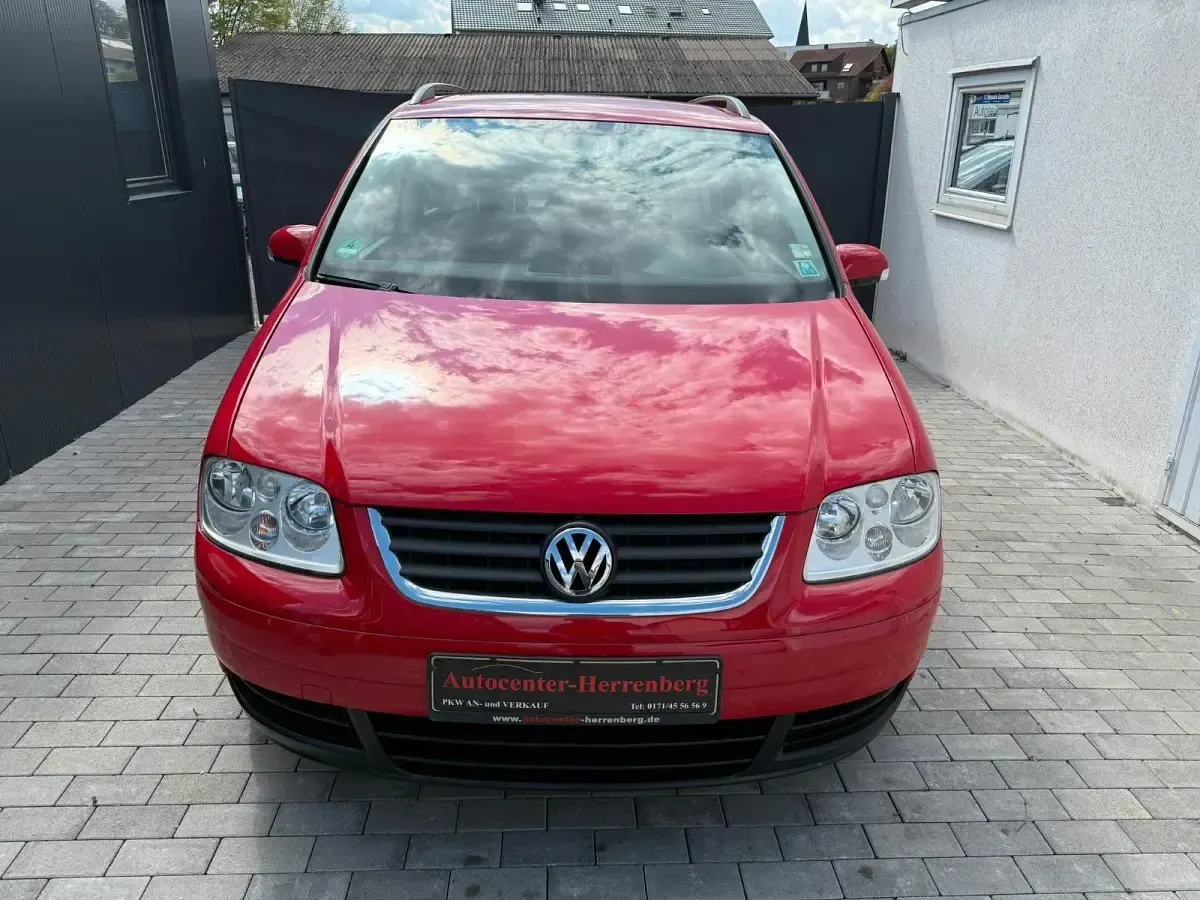 Gebraucht VW Touran Goal 116 PS (85 kW) 2006 Tornadorot Van / Kleinbus
