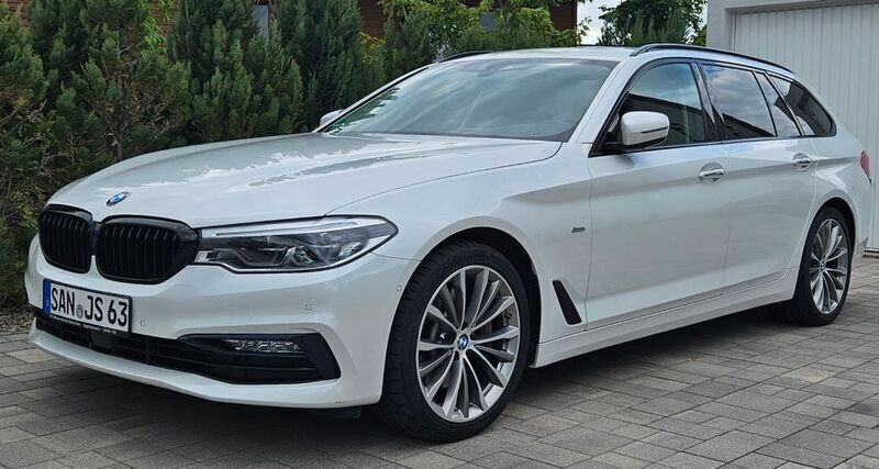 Weiß Gebraucht 2017 BMW 530 Efficient Dynamics Kombi | 19.999 € (Superpreis) - Bild 1/4