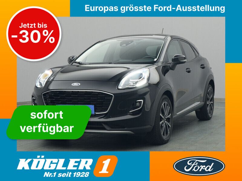 Schwarz Gebraucht 2021 Ford Puma Titanium Limousine | 20.970 € (Etwas zu teuer) - Bild 1/4