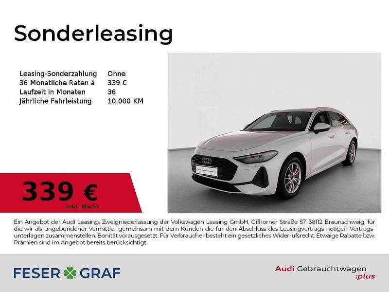 Gletscherweiß metallic Gebraucht 2025 Audi A5 Ambiente Coupé | 41.980 € (Superpreis) - Bild 1/2