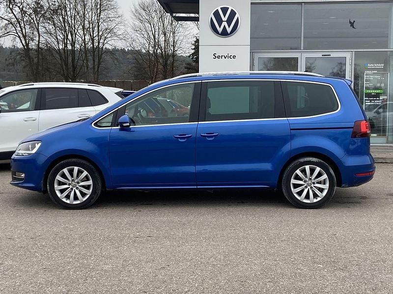 Gebraucht VW Sharan Highline 150 PS (110 kW) 2019 Blau Van / Kleinbus
