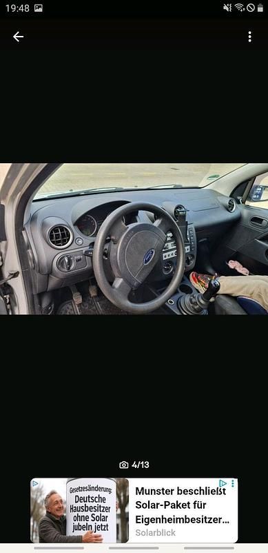 Gebraucht Ford Fiesta 80 PS (58 kW) 2004 Silber Kleinwagen