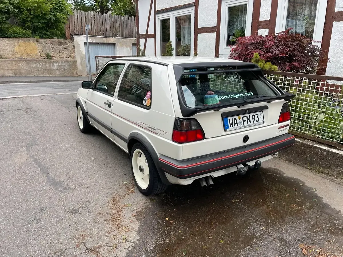 Gebraucht VW Golf II GTI 80 PS (58 kW) 1989 Weiß Kleinwagen