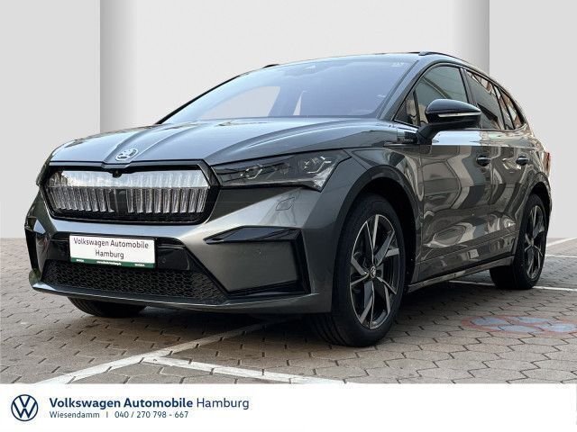 Graphitegrau metallic Gebraucht 2024 Skoda Enyaq iV SportLine SUV | 52.950 € (Fairer Preis) - Bild 1/4