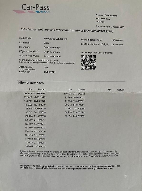 Silber Gebraucht 2007 Mercedes CLK220 Coupé | 1.900 € (Superpreis) - Bild 1/4