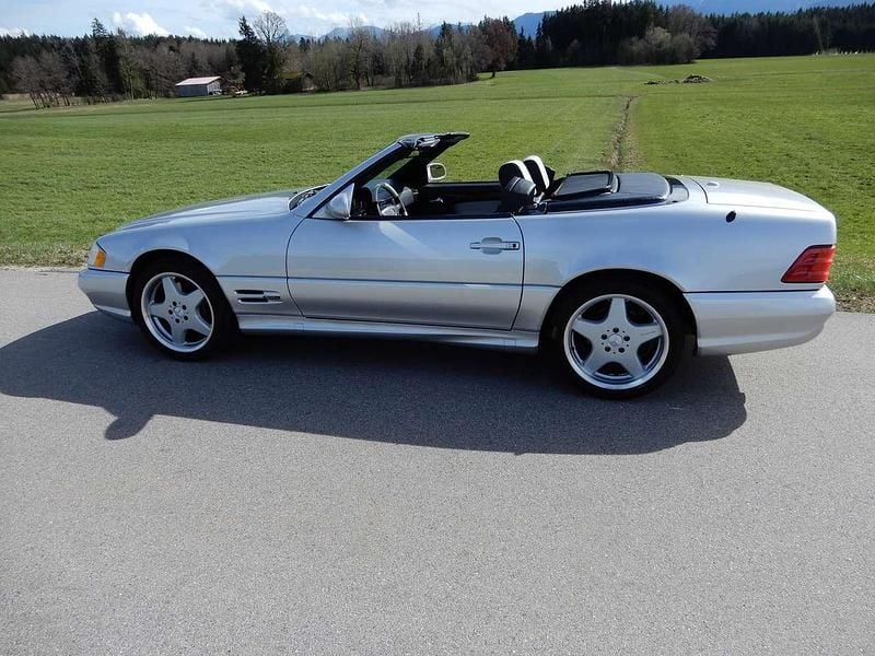 Gebraucht Mercedes SL500 306 PS (225 kW) 2000 Silber Cabrio