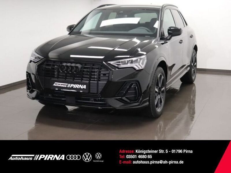 Mythosschwarz metallic Gebraucht 2022 Audi Q3 S-Line SUV | 63.490 € - Bild 1/4