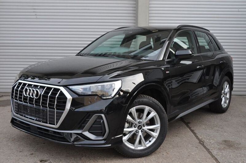 Mythosschwarz metallic Gebraucht 2024 Audi Q3 S-Line SUV | 38.880 € (Superpreis) - Bild 1/4