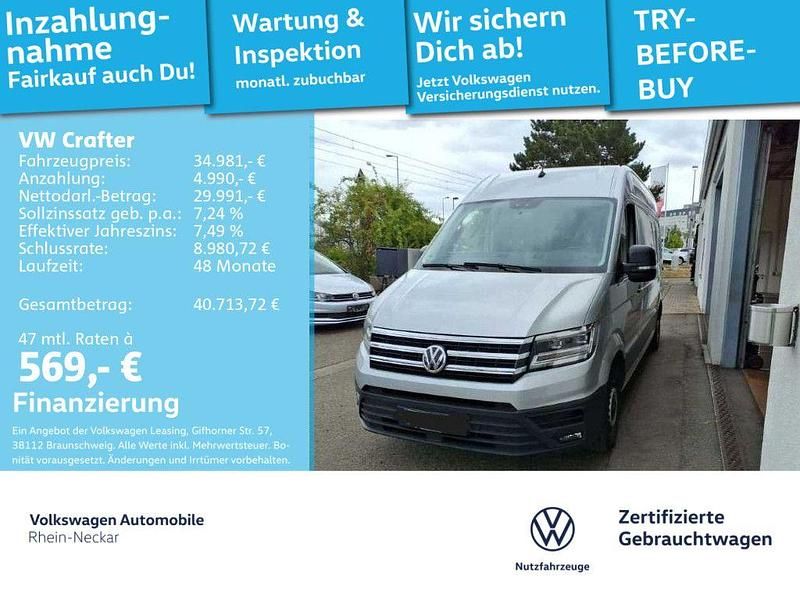 Reflexsilber metallic Gebraucht 2020 VW Crafter Trendline Van | 34.981 € (Fairer Preis) - Bild 1/3