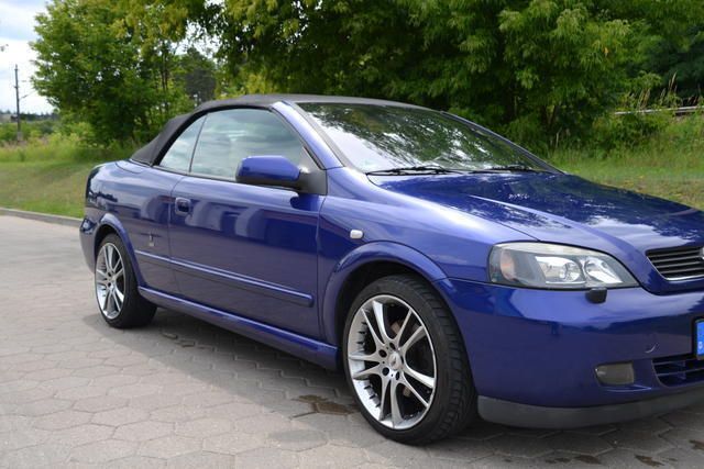 Gebraucht Opel Astra Cabriolet 200 PS (147 kW) 2003 Blau metallic Cabrio