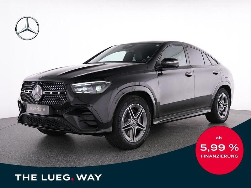 Schwarz metalliclack obsidians Gebraucht 2024 Mercedes GLE400 AMG Coupé | 84.885 € (Fairer Preis) - Bild 1/4