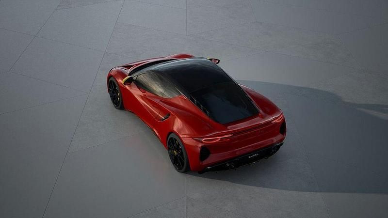Nowe Lotus Emira 407 KM (299 kW) 2026 Czerwony Coupe
