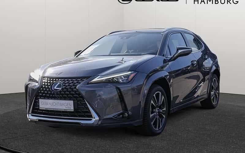 Grau Gebraucht 2021 Lexus UX 250h Luxury Line SUV | 31.990 € (Teuer) - Bild 1/4