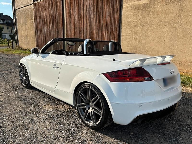 Gebraucht Audi TT Roadster S-line plus 200 PS (147 kW) 2008 Weiß Cabrio