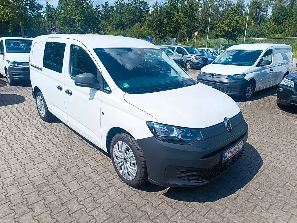 Gebraucht VW Caddy 122 PS (89 kW) 2022 Weiß Van / Kleinbus