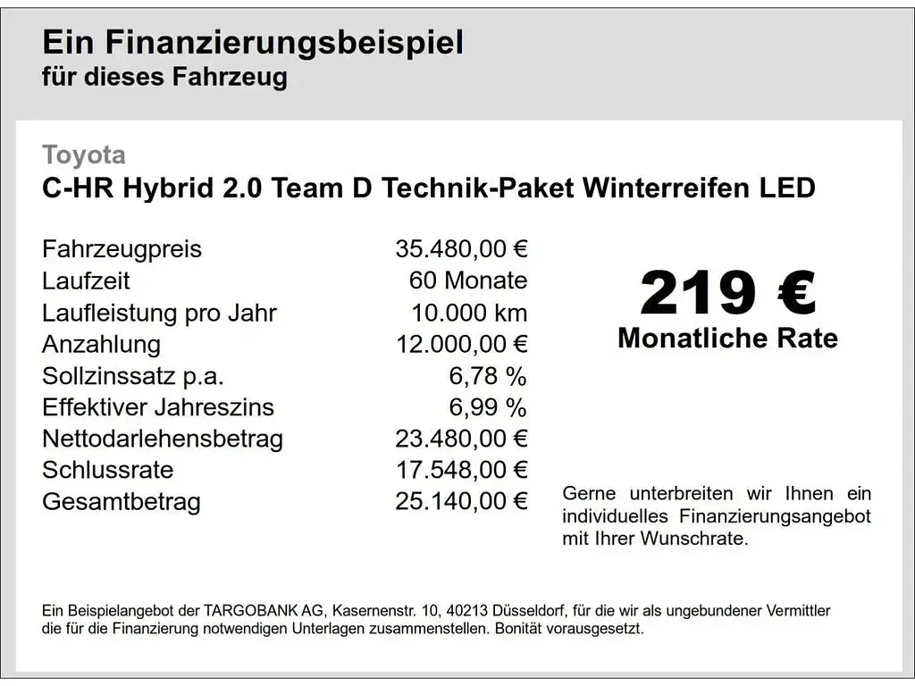 Gebraucht Toyota C-HR Team 197 PS (144 kW) 2024 Grau SUV