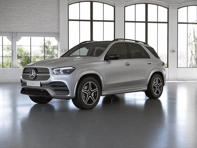 Iridiumsilber metallic Gebraucht 2021 Mercedes GLE300 AMG SUV | 63.840 € (Etwas zu teuer) - Bild 1/4