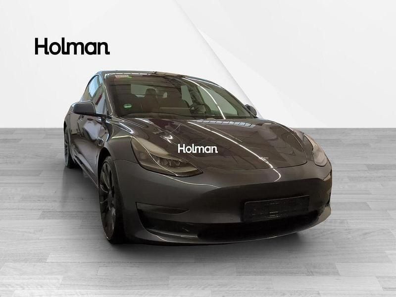 Grau Gebraucht 2021 Tesla Model 3 Performance Limousine | 30.225 € (Fairer Preis) - Bild 1/4