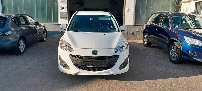 Gebraucht Mazda 5 Center-Line 150 PS (110 kW) 2014 Weiß Van / Kleinbus
