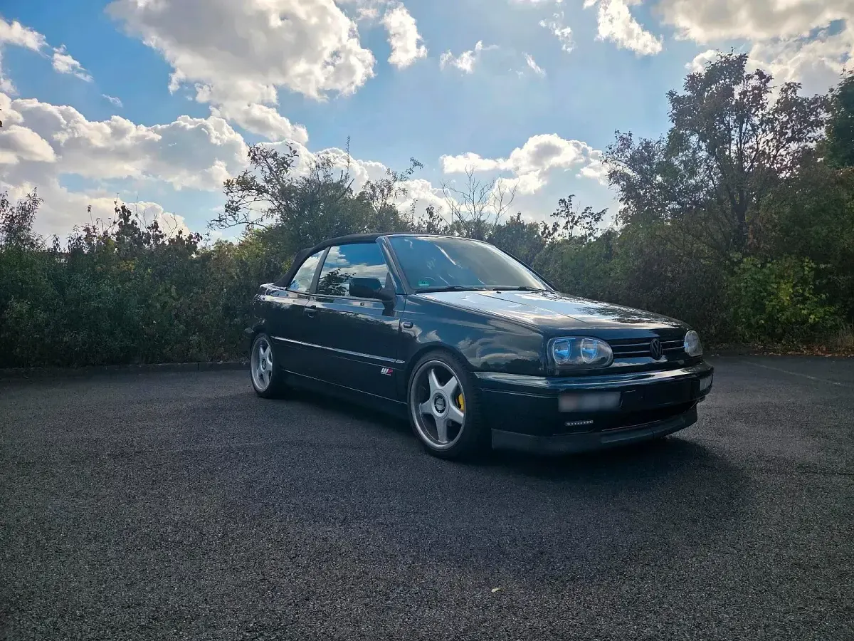 Gebraucht VW Golf Cabriolet 90 PS (66 kW) 1996 Grün Cabrio