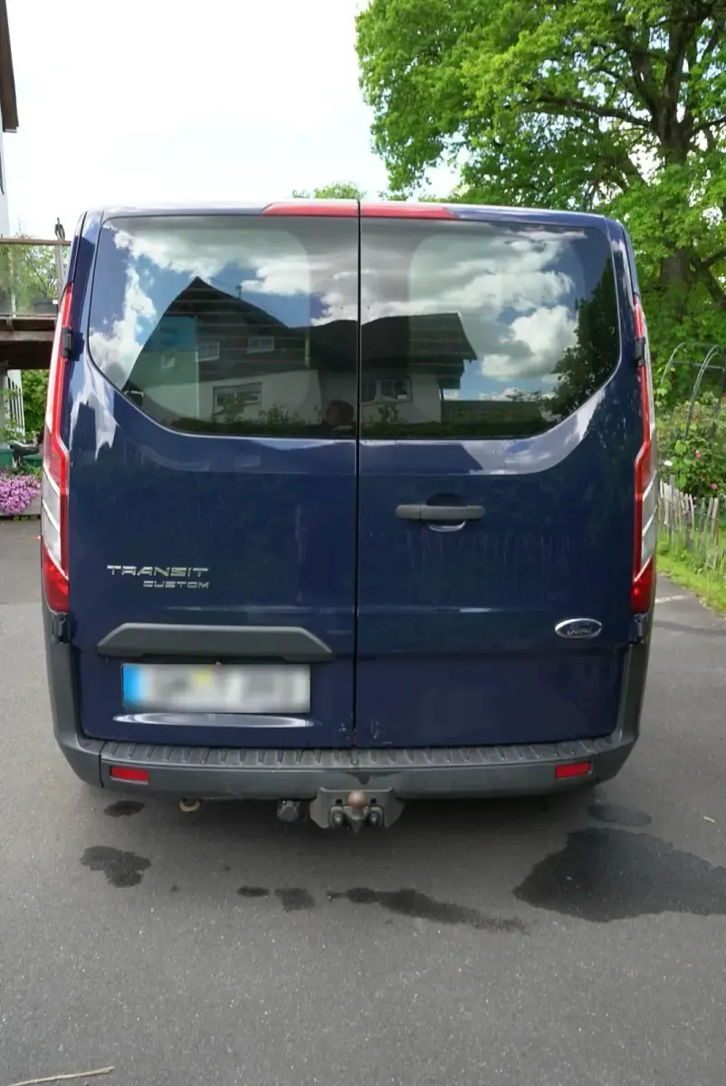 Gebraucht Ford Transit Custom 105 PS (77 kW) 2018 Blau Van / Kleinbus
