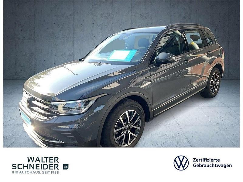 Delfingrau metallic Gebraucht 2022 VW Tiguan Life SUV | 26.950 € (Fairer Preis) - Bild 1/4