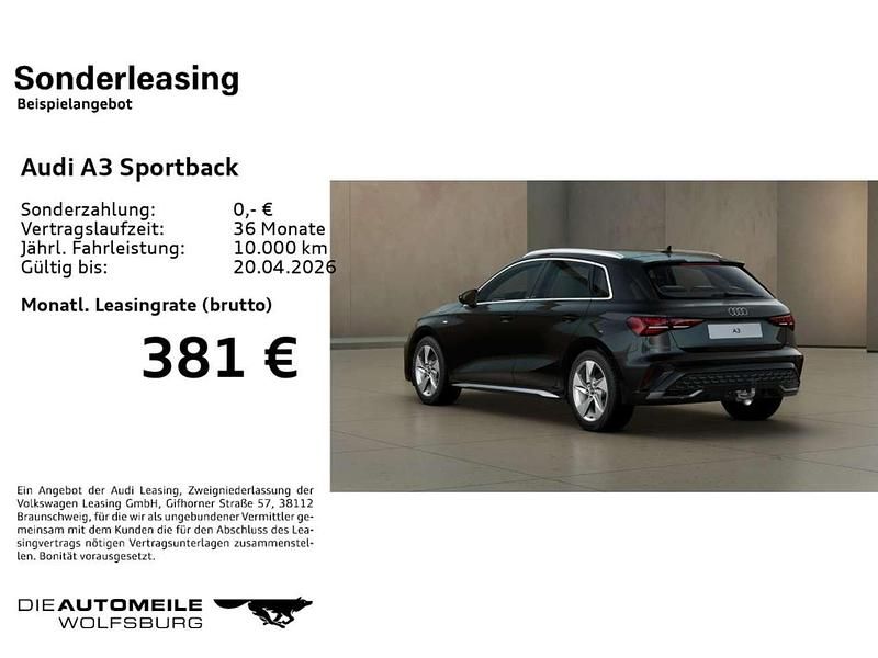 Gebraucht Audi A3 S-Line 204 PS (150 kW) 2025 Mythosschwarz metallic Limousine