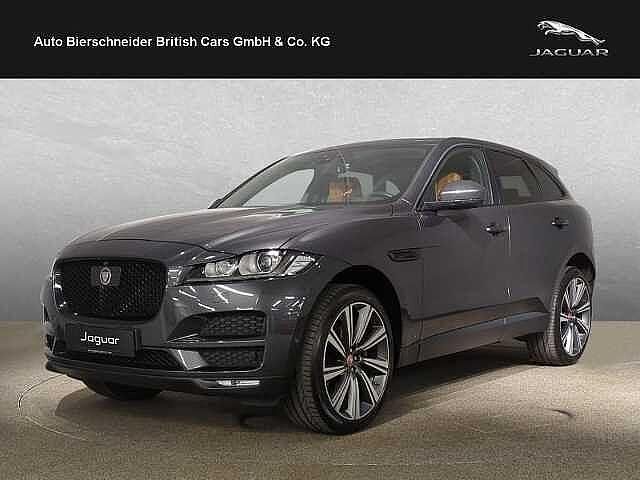 Grau Gebraucht 2019 Jaguar F-Pace Portfolio SUV | 37.350 € (Fairer Preis) - Bild 1/4